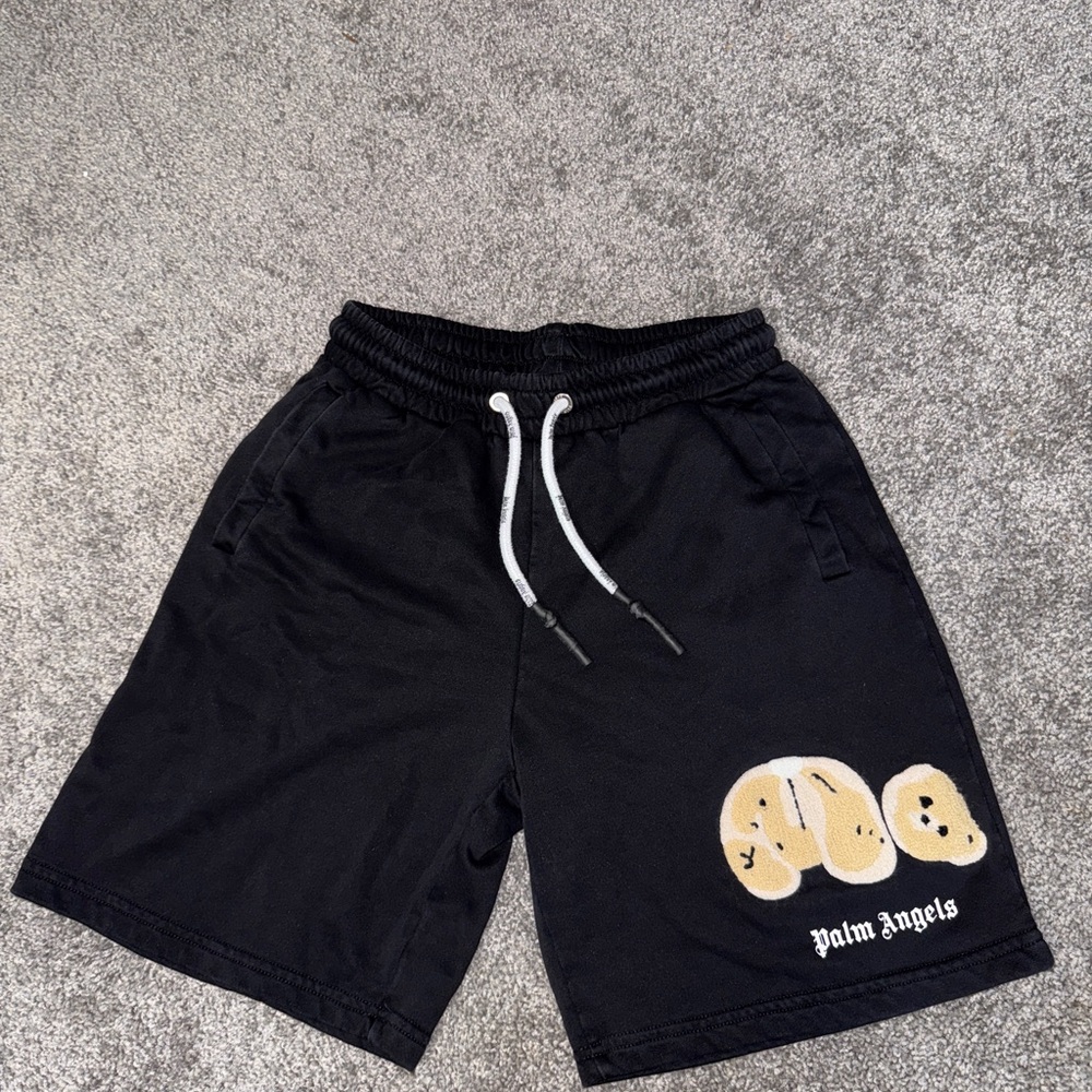 Palm Angels Black Bear-motif Track
Shorts